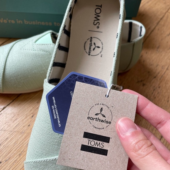 TOMS Alpargata Mint Women’s 8.5 BRAND NEW IN BOX - Picture 2 of 5